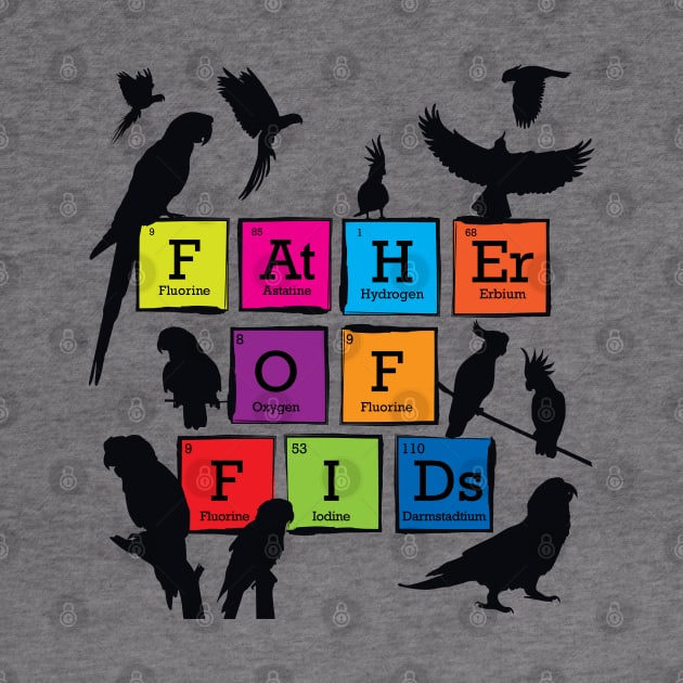 Father of Fids (Feathered Kids) Periodic Table Element Spelling by TheStuffInBetween